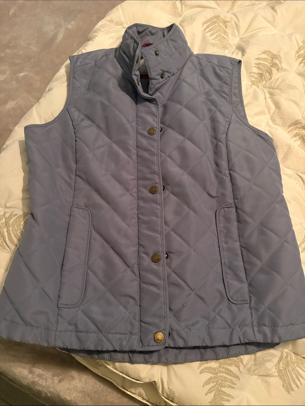 G.H. Bass & Co. Quilted Light Blue Vest